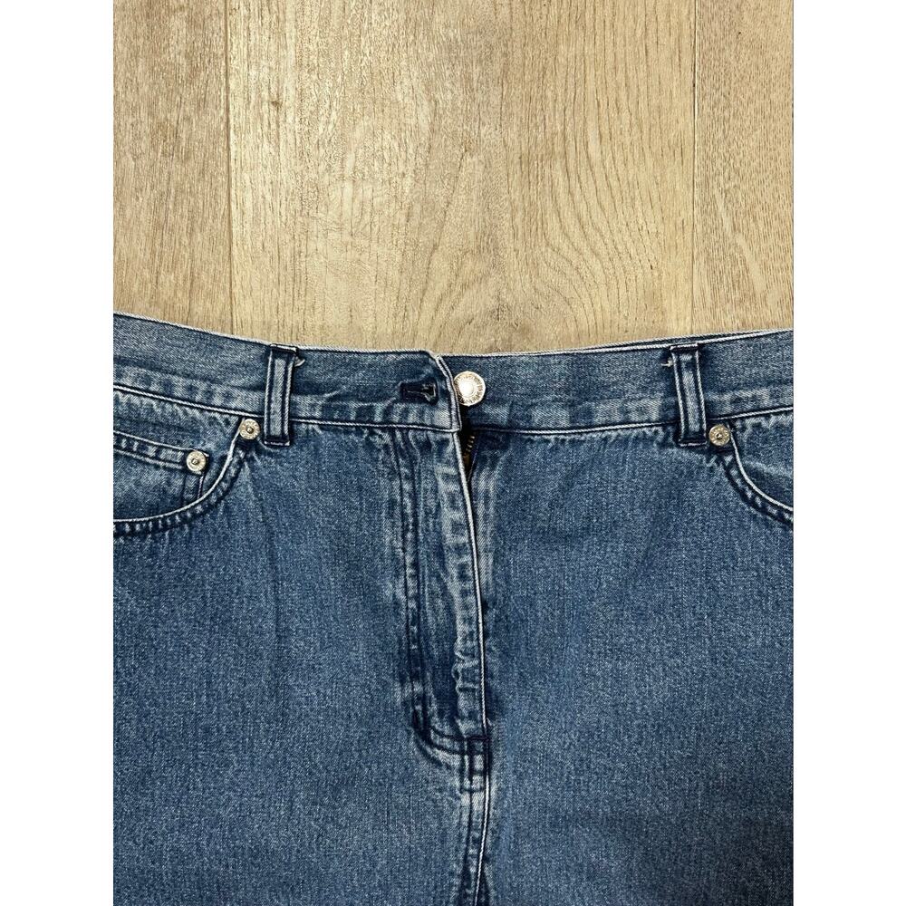 Lauren Ralph Lauren Women’s Size 14 Denim Maxi Skirt Blue Jean Frayed Hem - Picture 4 of 6